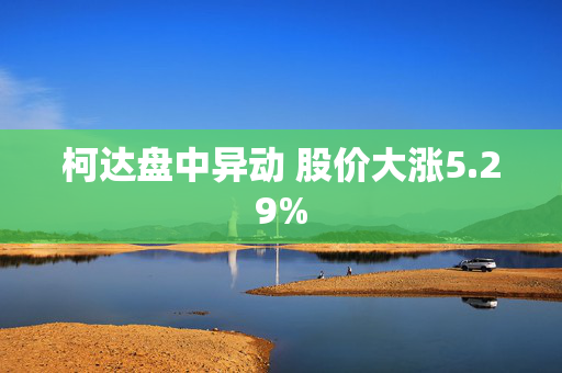 柯达盘中异动 股价大涨5.29%