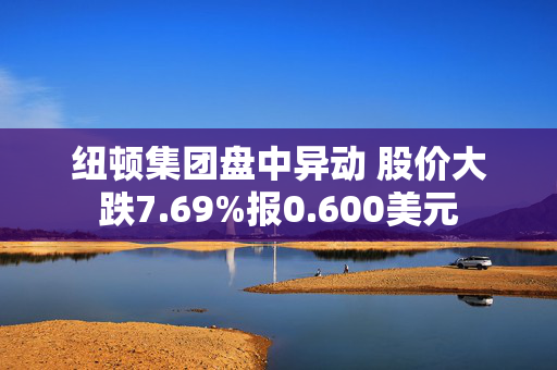 纽顿集团盘中异动 股价大跌7.69%报0.600美元