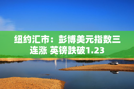 纽约汇市：彭博美元指数三连涨 英镑跌破1.23