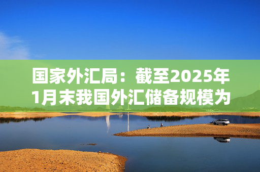 国家外汇局：截至2025年1月末我国外汇储备规模为32090亿美元