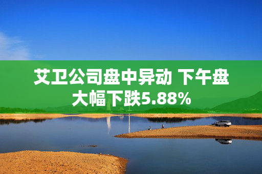 艾卫公司盘中异动 下午盘大幅下跌5.88%