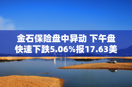 金石保险盘中异动 下午盘快速下跌5.06%报17.63美元