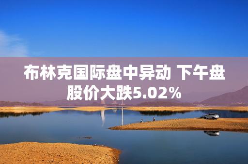 布林克国际盘中异动 下午盘股价大跌5.02%