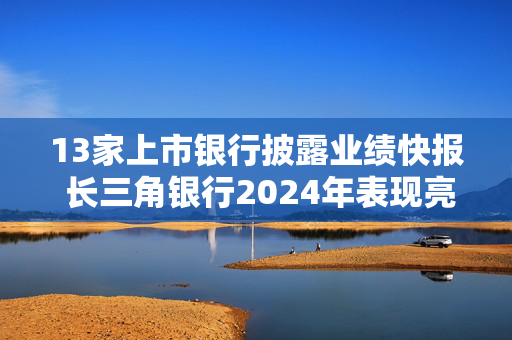 13家上市银行披露业绩快报 长三角银行2024年表现亮眼