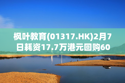 枫叶教育(01317.HK)2月7日耗资17.7万港元回购60万股