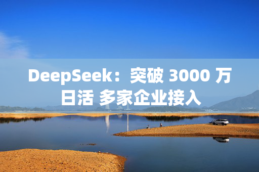 DeepSeek：突破 3000 万日活 多家企业接入