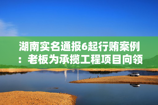 湖南实名通报6起行贿案例：老板为承揽工程项目向领导干部行贿