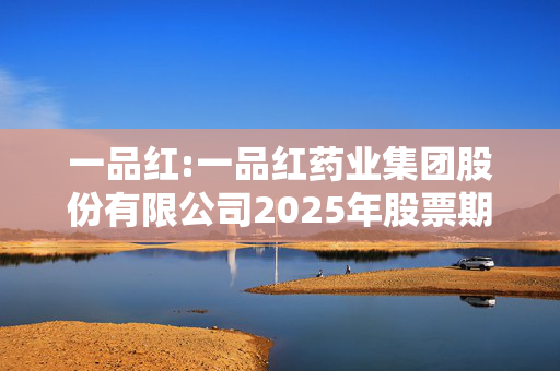 一品红:一品红药业集团股份有限公司2025年股票期权激励计划授予激励对象名单