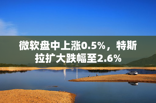 微软盘中上涨0.5%，特斯拉扩大跌幅至2.6%