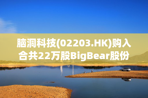 脑洞科技(02203.HK)购入合共22万股BigBear股份