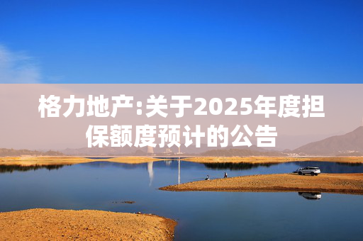 格力地产:关于2025年度担保额度预计的公告