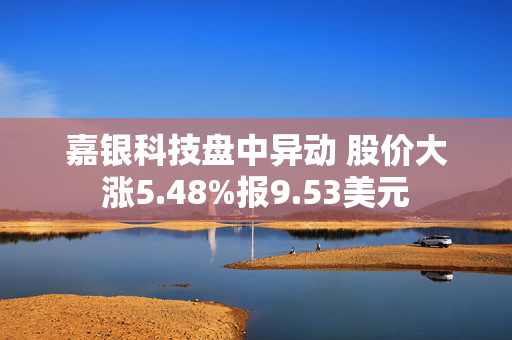 嘉银科技盘中异动 股价大涨5.48%报9.53美元