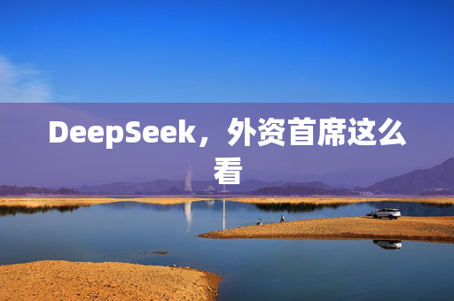 DeepSeek，外资首席这么看