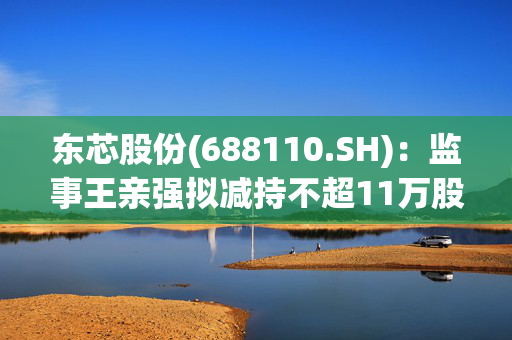 东芯股份(688110.SH)：监事王亲强拟减持不超11万股