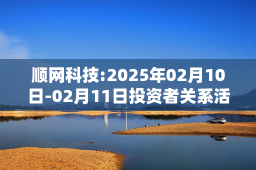 顺网科技:2025年02月10日-02月11日投资者关系活动记录表