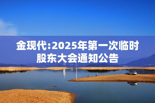 金现代:2025年第一次临时股东大会通知公告