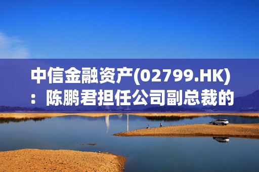 中信金融资产(02799.HK)：陈鹏君担任公司副总裁的任职资格已获得核准