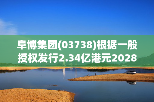 阜博集团(03738)根据一般授权发行2.34亿港元2028年到期的零息可换股债券