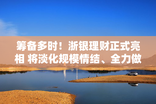 筹备多时！浙银理财正式亮相 将淡化规模情结、全力做深做透“大本营”市场