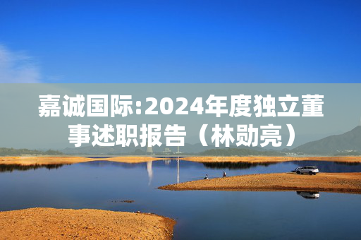 嘉诚国际:2024年度独立董事述职报告（林勋亮）