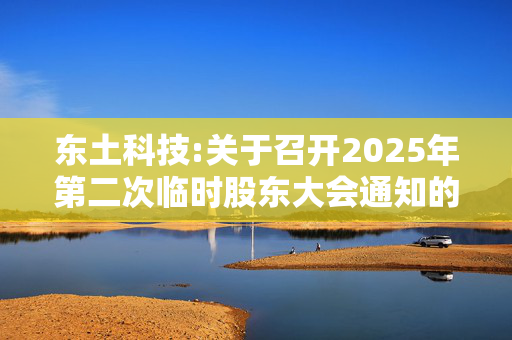 东土科技:关于召开2025年第二次临时股东大会通知的公告