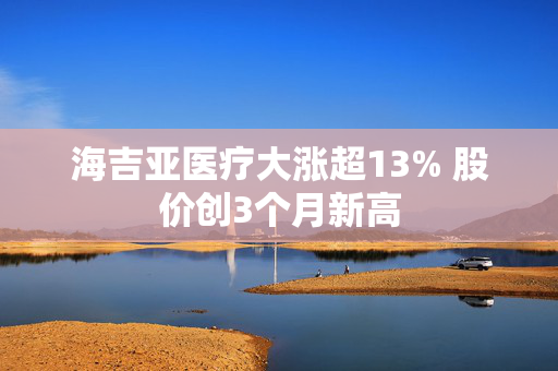 海吉亚医疗大涨超13% 股价创3个月新高