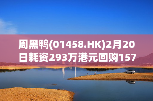 周黑鸭(01458.HK)2月20日耗资293万港元回购157.8万股