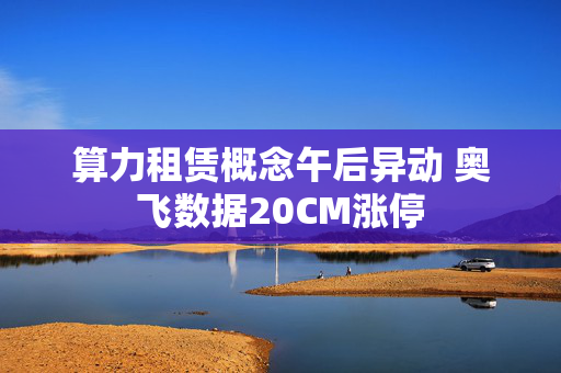 算力租赁概念午后异动 奥飞数据20CM涨停