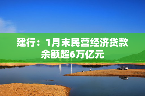 建行：1月末民营经济贷款余额超6万亿元