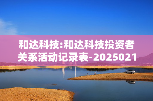 和达科技:和达科技投资者关系活动记录表-20250219