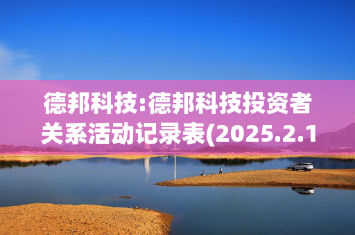 德邦科技:德邦科技投资者关系活动记录表(2025.2.12-20）