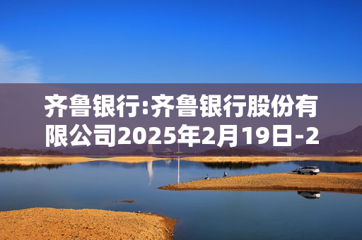 齐鲁银行:齐鲁银行股份有限公司2025年2月19日-20日投资者关系活动记录表2025-002