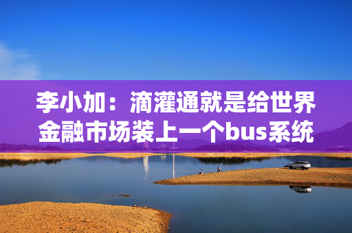 李小加：滴灌通就是给世界金融市场装上一个bus系统