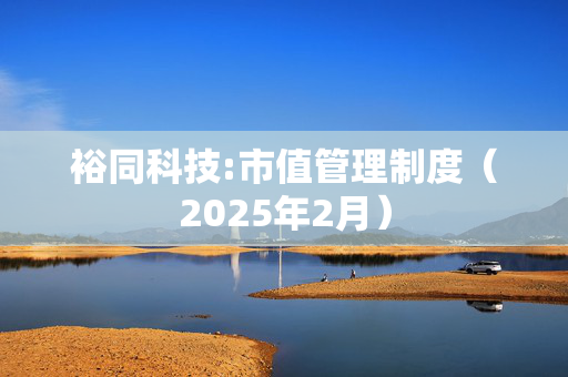 裕同科技:市值管理制度（2025年2月）