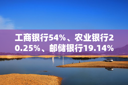 工商银行54%、农业银行20.25%、邮储银行19.14%， 中国平安持续扫货银行H股