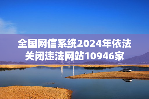 全国网信系统2024年依法关闭违法网站10946家