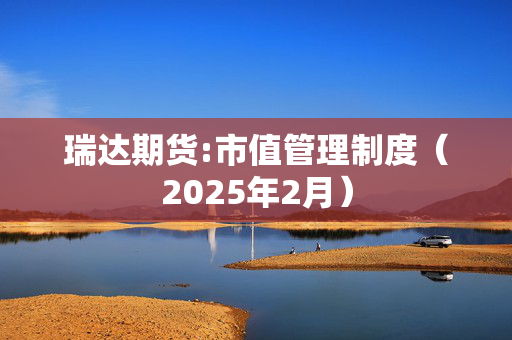 瑞达期货:市值管理制度（2025年2月）