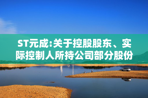 ST元成:关于控股股东、实际控制人所持公司部分股份被司法拍卖的进展公告