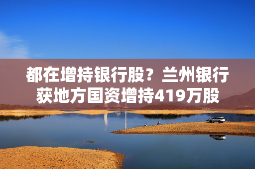 都在增持银行股？兰州银行获地方国资增持419万股