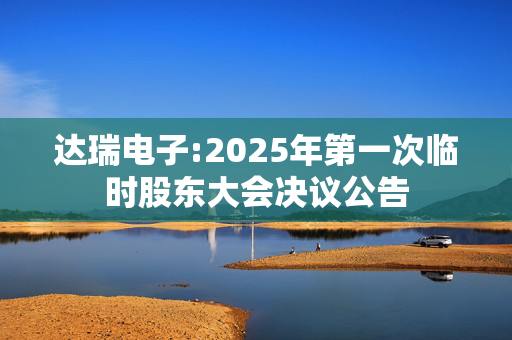 达瑞电子:2025年第一次临时股东大会决议公告