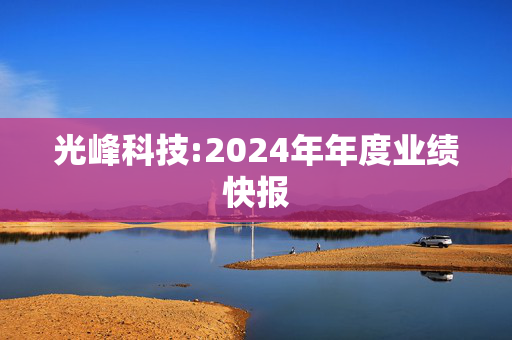 光峰科技:2024年年度业绩快报