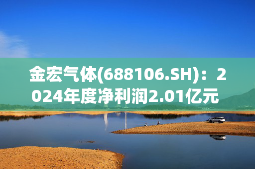 金宏气体(688106.SH)：2024年度净利润2.01亿元 同比减少36.29%