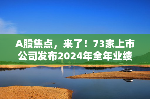 A股焦点，来了！73家上市公司发布2024年全年业绩预告，44家预喜，预喜比例约为60.27%