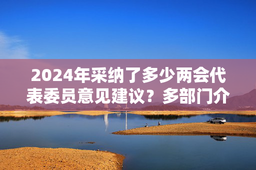 2024年采纳了多少两会代表委员意见建议？多部门介绍相关情况