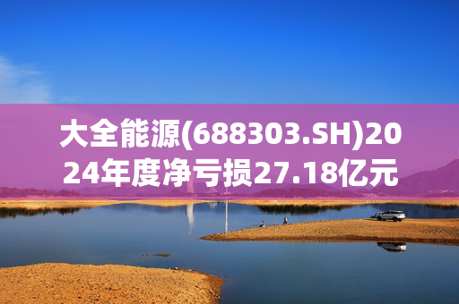 大全能源(688303.SH)2024年度净亏损27.18亿元