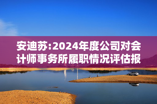 安迪苏:2024年度公司对会计师事务所履职情况评估报告