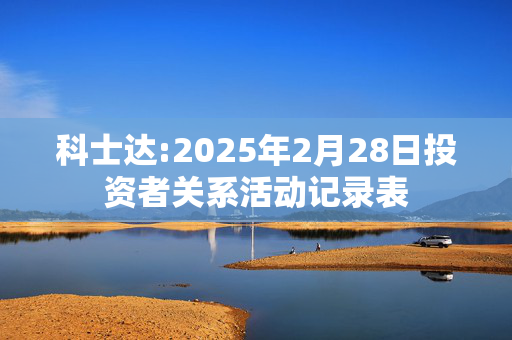 科士达:2025年2月28日投资者关系活动记录表