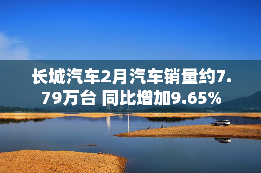 长城汽车2月汽车销量约7.79万台 同比增加9.65%