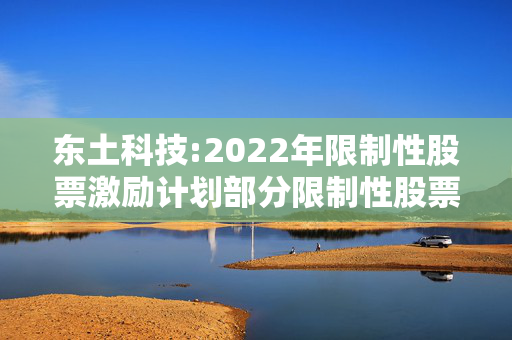 东土科技:2022年限制性股票激励计划部分限制性股票作废事项的法律意见书