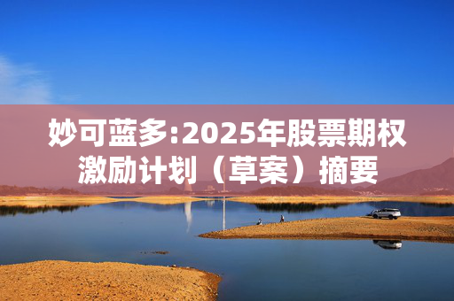 妙可蓝多:2025年股票期权激励计划（草案）摘要